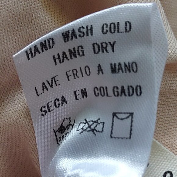 Tea & Cup Cream Bodycon Fitted & Lined Cotton Mini Dress. Size Small - Picture 12 of 13